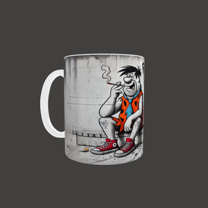 Cană Flintstoned  Wilma si Fred în versiune urbană - casă & stil de viață - accesorii pentru echipamente de bucătărie - accesorii de servire - căni - Artynos.ro