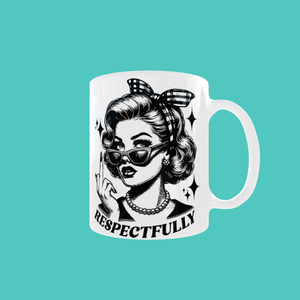 Resppectfully Up Yours! - casă & stil de viață - accesorii pentru echipamente de bucătărie - accesorii de servire - căni - Artynos.ro