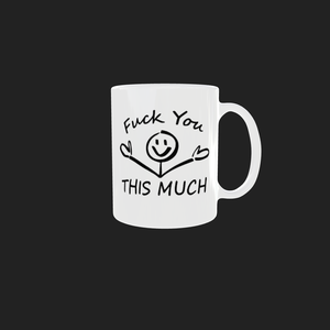 F..k You this much, Casă & Stil de viață, Accesorii pentru echipamente de bucătărie, Accesorii de servire, Căni, Altele, ARTYNOS