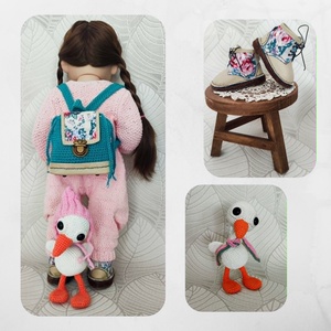 Păpușă realistă tip reborn 60 cm, cu hăinuțe croșetate și accesorii unicat - jucării și echipamente pentru copii - jucării și accesorii pentru copii - păpuși de joacă - Artynos.ro