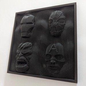 Marvel Ironman Spiderman Hulk Căpitan America 3D Fali kép -  - Artynos.ro