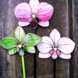3 Tiffany Orchidea aranjament din flori vesnice, , , ARTYNOS