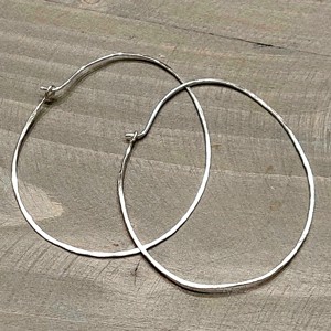 Cercei cu design oval din argint - bijuterii - cercei - cercei din argint - Artynos.ro