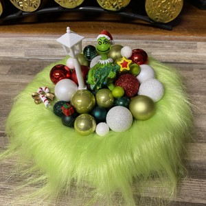 Grinch Crăciun coroană decorare masă -  - Artynos.ro
