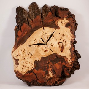 Ceas de perete din lemn, ceas din lemn rustic,, , , ARTYNOS