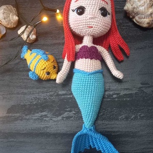 Ariel si Flounder  - jucării și echipamente pentru copii - jucării și accesorii pentru copii - păpuși de joacă - Artynos.ro