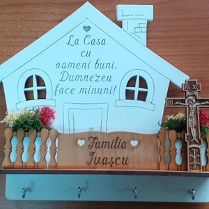 Suport pentru chei personalizat, cu licheni  - casă & stil de viață - decorațiuni de casă - decorațiuni de pereți - suport pentru chei - Artynos.ro