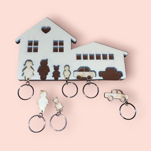 Breloc de perete - casă & stil de viață - accesorii pentru decorat casa - decorațiuni de pereți, decorațiuni suspendate - suport pentru chei - Artynos.ro