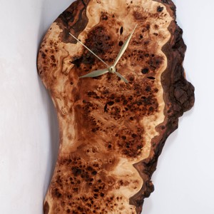 Ceas de perete din lemn, ceas din lemn rustic, -  - Artynos.ro