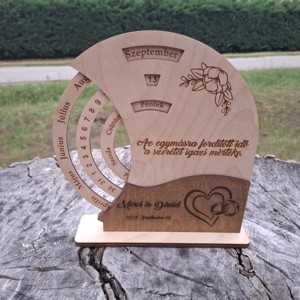 Calendar perpetuu unic pentru salutul parintilor la nunta , Casa & Stil de viata, Produse de papetarie, Calendar si planificator, , ARTYNOS