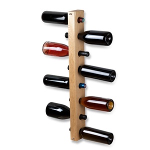 Suport Vertical 8 Sticle Vin din Lemn de Stejar - Artynos.ro