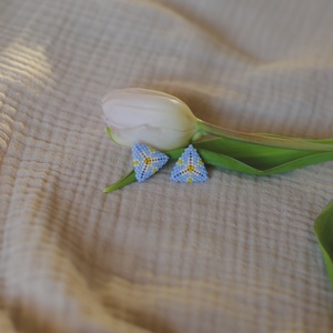 Cercei tinta / stud colorati - bijuterii - cercei - cercei din mărgele - Artynos.ro