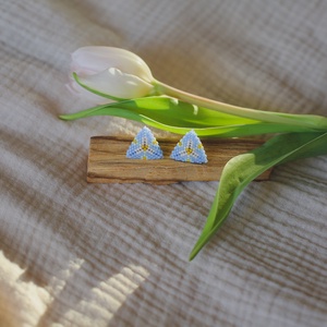 Cercei tinta / stud colorati - bijuterii - cercei - cercei din mărgele - Artynos.ro