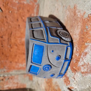 Beton Hippi Bus Suport de flori pictat manual -  - Artynos.ro