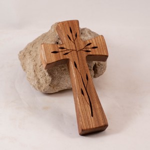 Cruce din lemn cu model, cruce de perete , Casa & Stil de viata, Accesorii religioase, Cruce, Prelucrarea lemnului, ARTYNOS