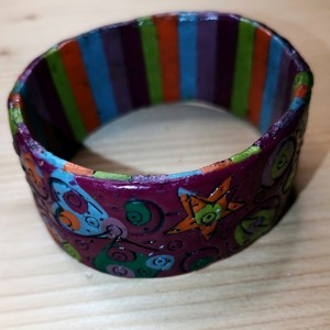 Bratara Bands Strips Polimer Clay Handmade Femei Bijuterii, , , ARTYNOS