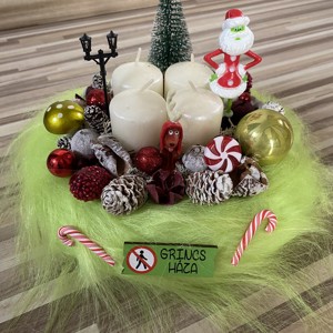Grinch Crăciun masă de advent dis -  - Artynos.ro