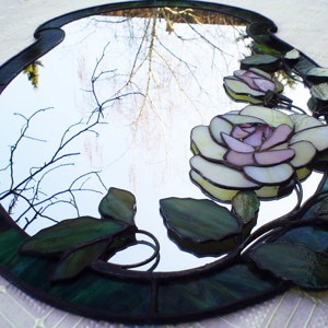 3D Tearose flowered tiffany mirror, volumul II. -  - Artynos.ro