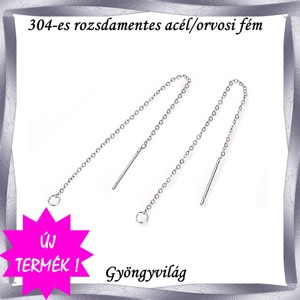 Accesorii pentru bijuterii din otel pretios: baza pentru cercei NAFK 04-95 1 pereche/cs, , , Lant pentru urechi din otel inoxidabil
Anti alergen.
Ambalare: 1 pereche/pachet
Pretul este pentru ..., ARTYNOS