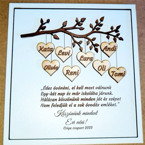 Frumos cadou de adio din lemn pentru gradinita, absolvire scolara, , , ARTYNOS