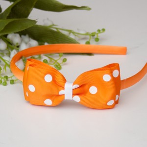 Masnis bentita de par cravata de par - Orange polka dots, , , ARTYNOS