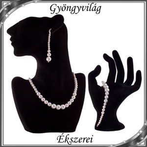 Set de bijuterii pentru nuntă, mireasă, casual, cristal Swarovski SSZ-ESWPG 02-1 K -  - Artynos.ro
