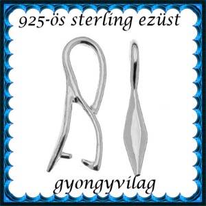 Accesorii pentru bijuterii din argint 925: suport pentru pandantiv, inchidere pentru pandantiv EMK 78, , , ARTYNOS