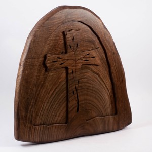 Decorare de perete cu model de cruce, cruce din lemn, cruce de perete -  - Artynos.ro