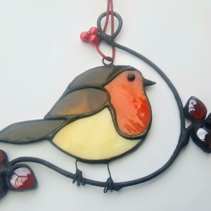 Decorare fereastră Redbreast -  - Artynos.ro