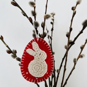 Iepuraș de Paște și farfurie cu ouă -  - Artynos.ro