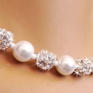 Set de mărgele cu stras - accesorii nuntă - bijuterii mireasă - set bijuterii de mireasă - Artynos.ro