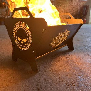 Harley Davidson Fire Pit - casă & stil de viață - accesorii pentru casă și grădină - grătar - Artynos.ro