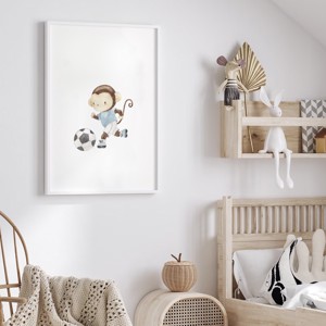 Set de postere de fotbal personalizate, set de arta de perete cu animale safari 3 buc, , , ARTYNOS