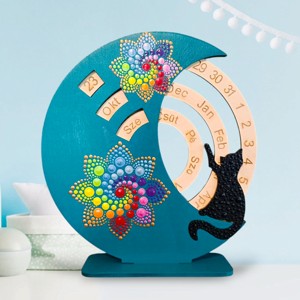 Calendar perpetuu Mandala cu pisică -  - Artynos.ro