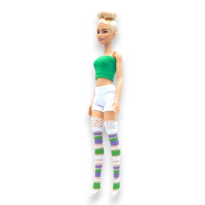 Costum de dans K-pop și set de scenă pentru păpuși de tip Barbie (a085zf) -  - Artynos.ro