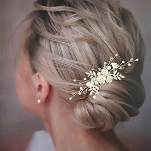 NORINA - Pieptan mireasa - accesorii nuntă - ornamente de păr de nuntă - accesorii păr nuntă - Artynos.ro