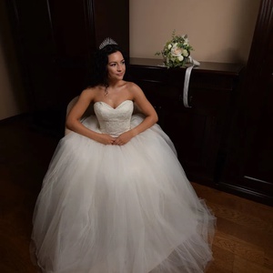 Tiara mireasa realizata integral din cristale - accesorii nuntă - ornamente de păr de nuntă - accesorii păr nuntă - Artynos.ro