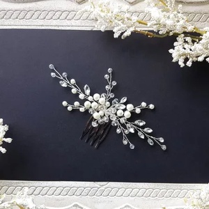 ANCA - Pieptan mireasa - accesorii nuntă - ornamente de păr de nuntă - accesorii păr nuntă - Artynos.ro