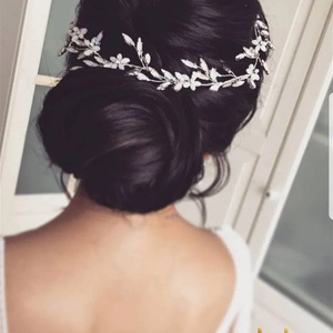 Coronita mireasa - accesorii nuntă - ornamente de păr de nuntă - accesorii păr nuntă - Artynos.ro