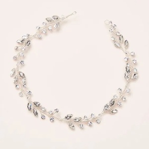 CRYSTAL - Coronita mireasa cu cristale - accesorii nuntă - ornamente de păr de nuntă - accesorii păr nuntă - Artynos.ro