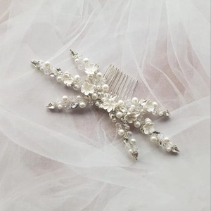 ALANA - Pieptan mireasa - accesorii nuntă - ornamente de păr de nuntă - accesorii păr nuntă - Artynos.ro