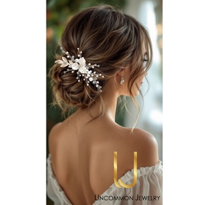 Pieptan mireasa, Accesorii nunta, Ornamente de par de nunta, Accesorii par nunta, Confectionarea bijuteriilor, ARTYNOS