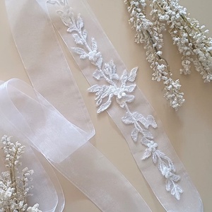 Esarfa mireasa pentru traditia dezgatitului - accesorii nuntă - ornamente de păr de nuntă - accesorii păr nuntă - Artynos.ro