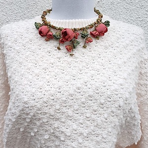 Colier statement Earthy Boho cu unakite -  - Artynos.ro