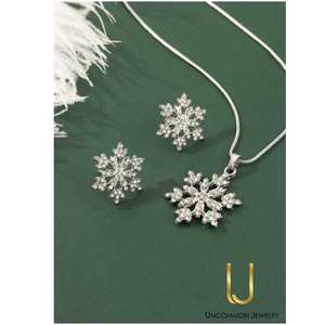 Set zirconiu Snowflake - Artynos.ro