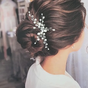 Pin coc mireasa - accesorii nuntă - ornamente de păr de nuntă - accesorii păr nuntă - Artynos.ro