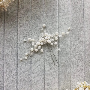 Pin coc mireasa - accesorii nuntă - ornamente de păr de nuntă - accesorii păr nuntă - Artynos.ro