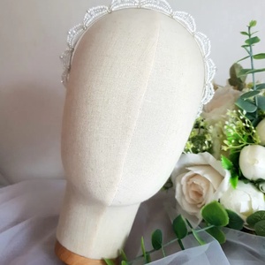 Tiara TANIA - accesorii nuntă - ornamente de păr de nuntă - accesorii păr nuntă - Artynos.ro