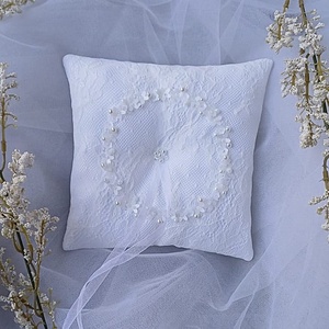 Pernuta verighete - accesorii nuntă - accesorii de nuntă - suport verighete și perne pentru inele - Artynos.ro