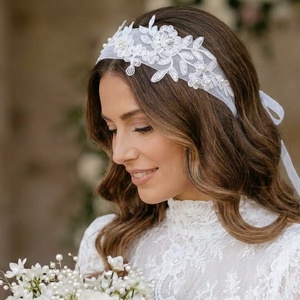 Esarfa pentru traditia dezgatitului miresei - accesorii nuntă - ornamente de păr de nuntă - accesorii păr nuntă - Artynos.ro